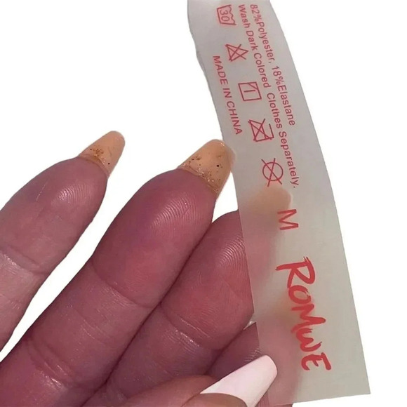 Romwe Women's White One-Piece Swimsuit Crochet Cut-Out Halter Size M - Picture 6 of 9